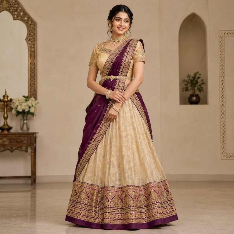 Half saree lehenga